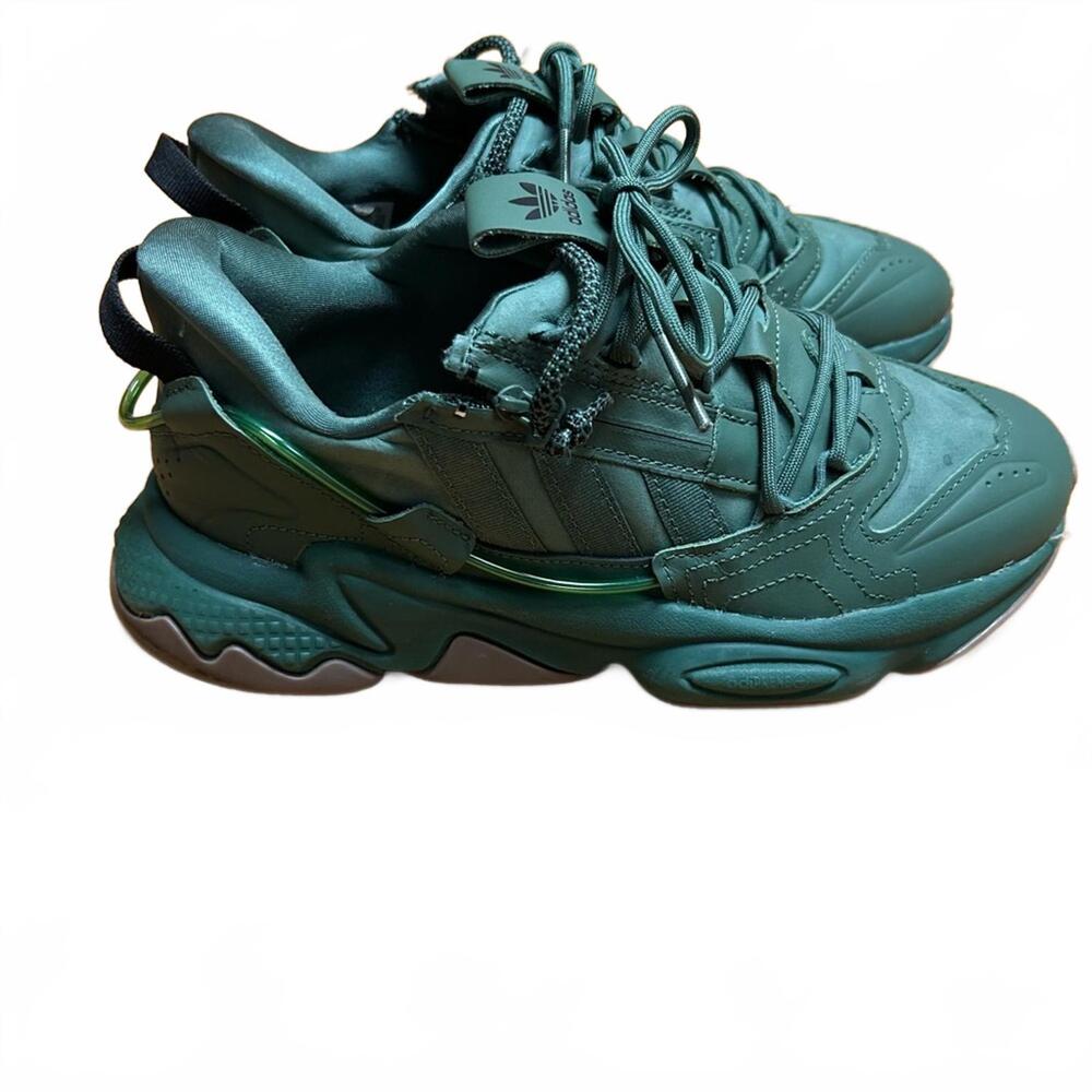 Adidas Ozweego Zip Dark Green Oxide Gum Style:GZ2646 | Size: US 6M 7.5W EU 38.5